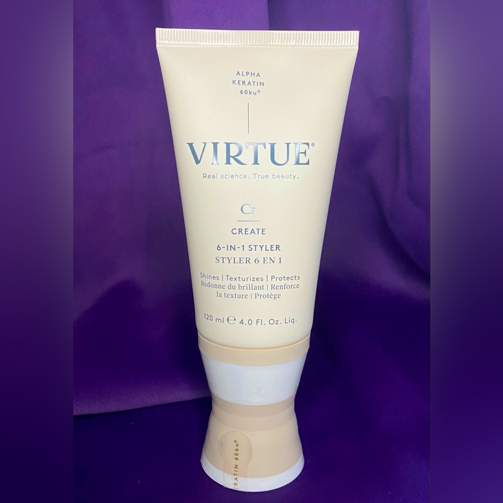 Virtue Labs 6-in-1 Styler Shines/Texturizes/Protects - 
Full Size 4 oz.